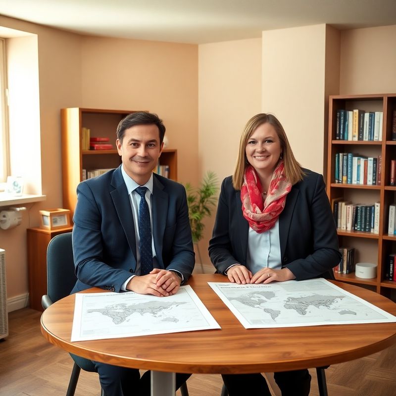 Portret dveh novinarjev v svetli koprski pisarni